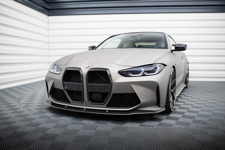 Prepreg Carbon Fiber Front Splitter V.3 suitable for BMW M4 G82  / M3 G80