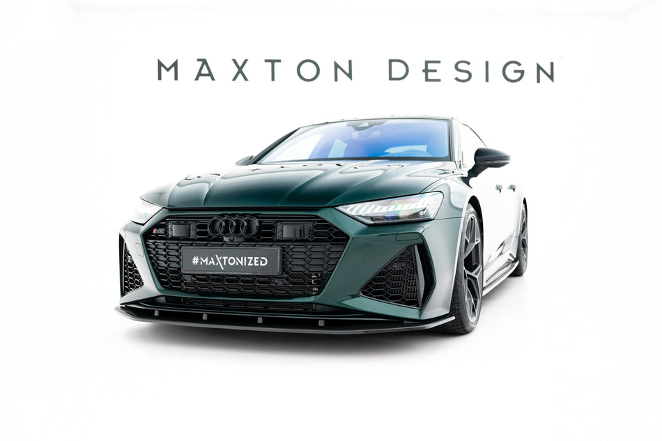 Prepreg Carbon Fiber Front Splitter suitable for Audi RS7 C8
