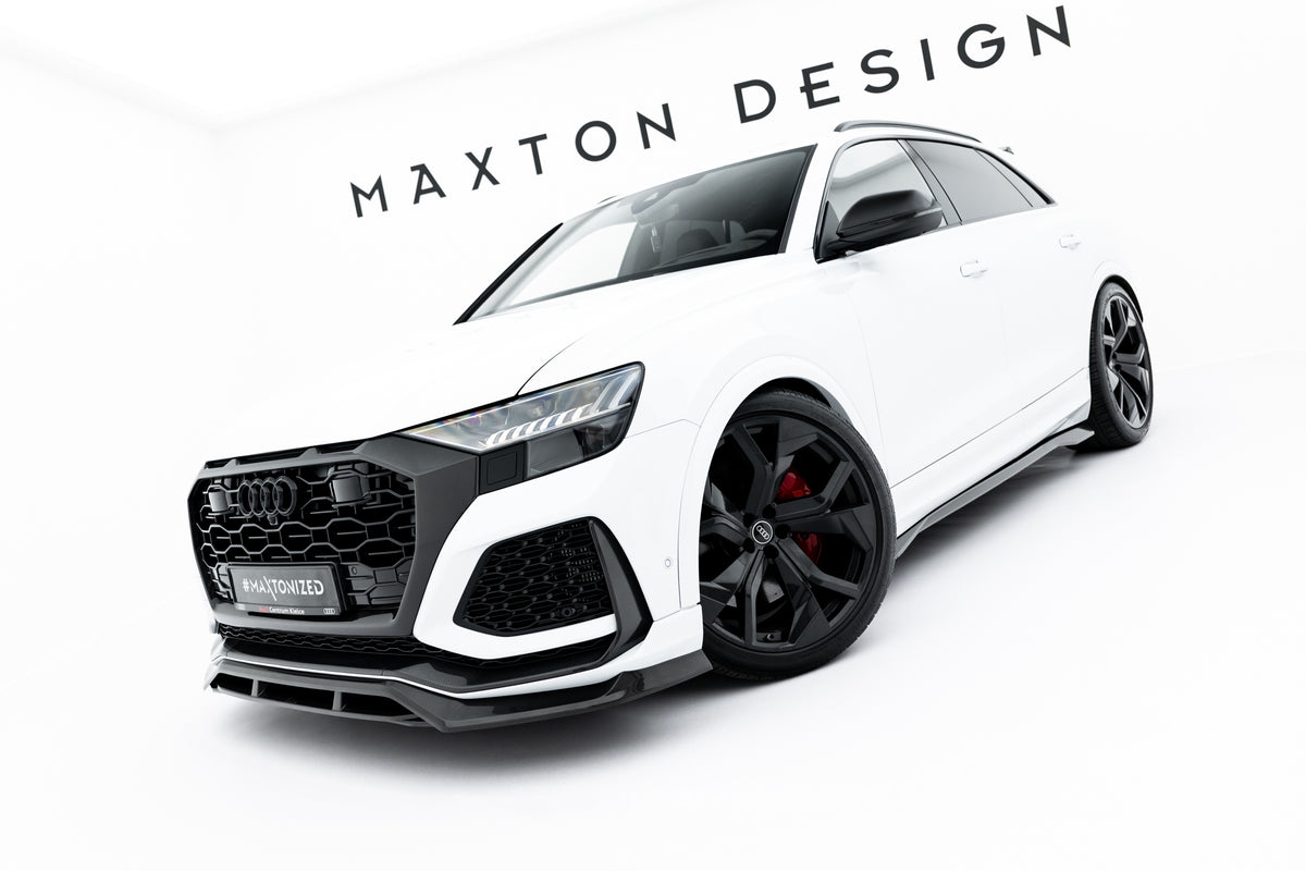 Prepreg Carbon Fiber Front Splitter suitable for Audi RSQ8 Mk1
