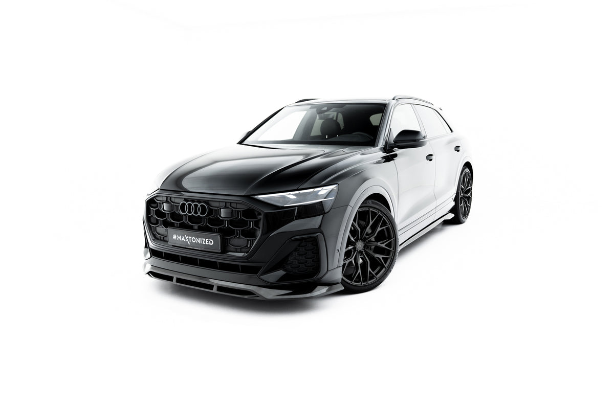 Prepreg Carbon Fiber Front Splitter suitable for Audi SQ8 / Q8 S-Line Mk1 Facelift