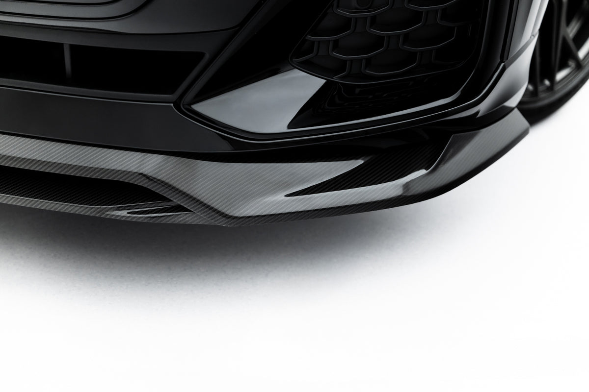 Prepreg Carbon Fiber Front Splitter suitable for Audi SQ8 / Q8 S-Line Mk1 Facelift