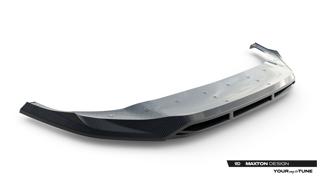 Prepreg Carbon Fiber Front Splitter suitable for Audi SQ8 / Q8 S-Line Mk1 Facelift