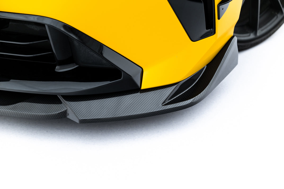 Prepreg Carbon Fiber Front Splitter suitable for BMW M135i / 1 M-Pack F70