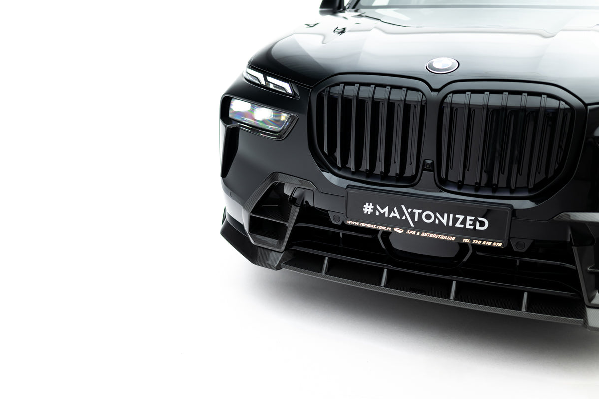 Prepreg Carbon Fiber Front Splitter suitable for BMW X7 M-Pack G07 Facelift