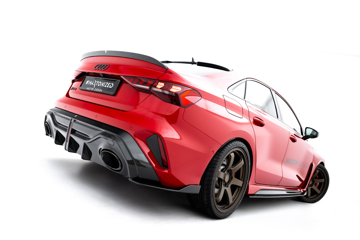 Prepreg Carbon Fiber Rear Diffuser suitable for Audi RS3 Sedan 8Y Facelift