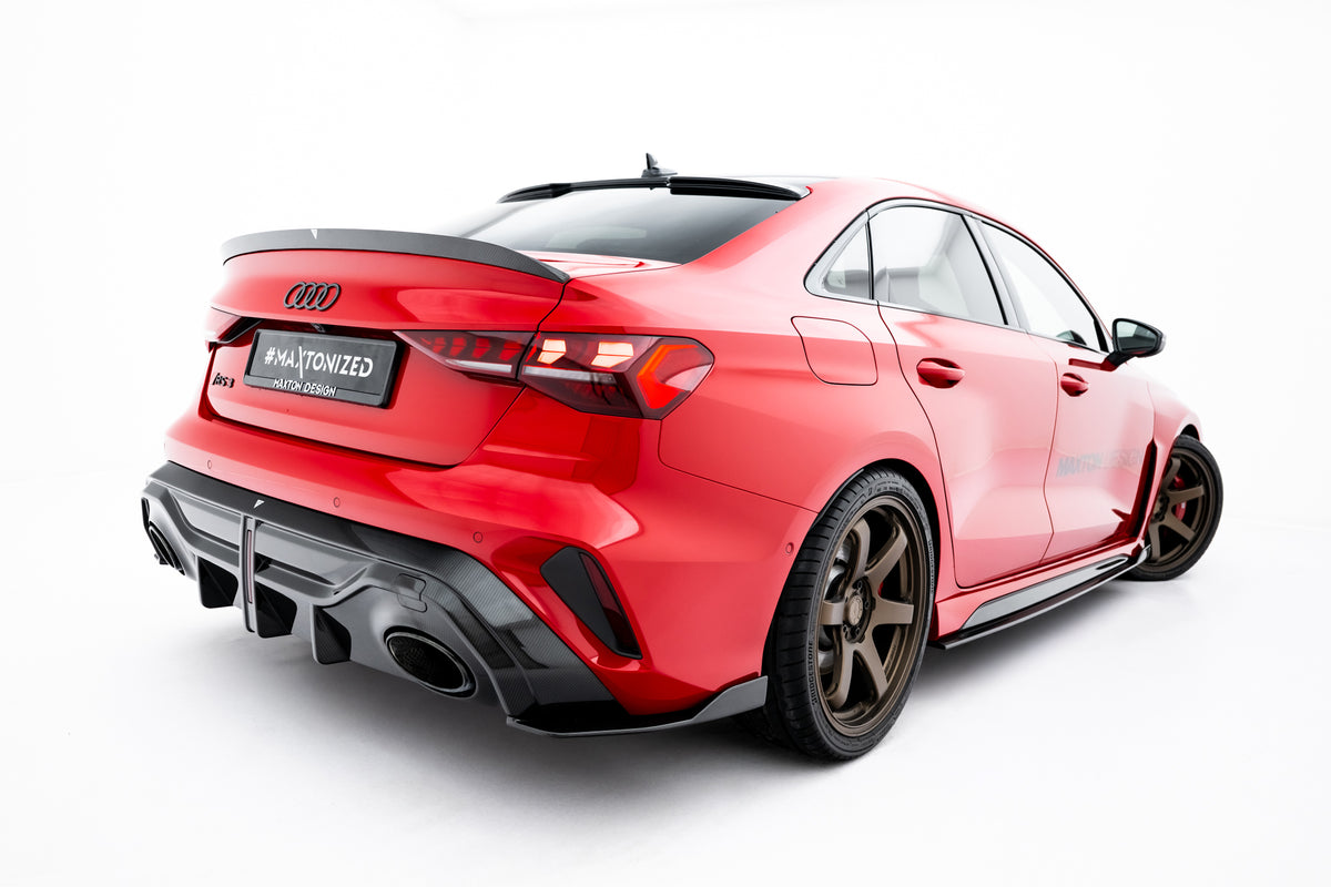 Prepreg Carbon Fiber Rear Diffuser suitable for Audi RS3 Sedan 8Y Facelift