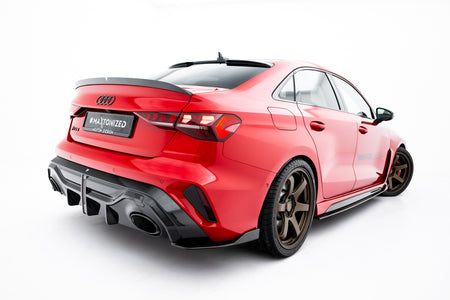 Prepreg Carbon Fiber Rear Diffuser suitable for Audi RS3 Sedan 8Y Facelift