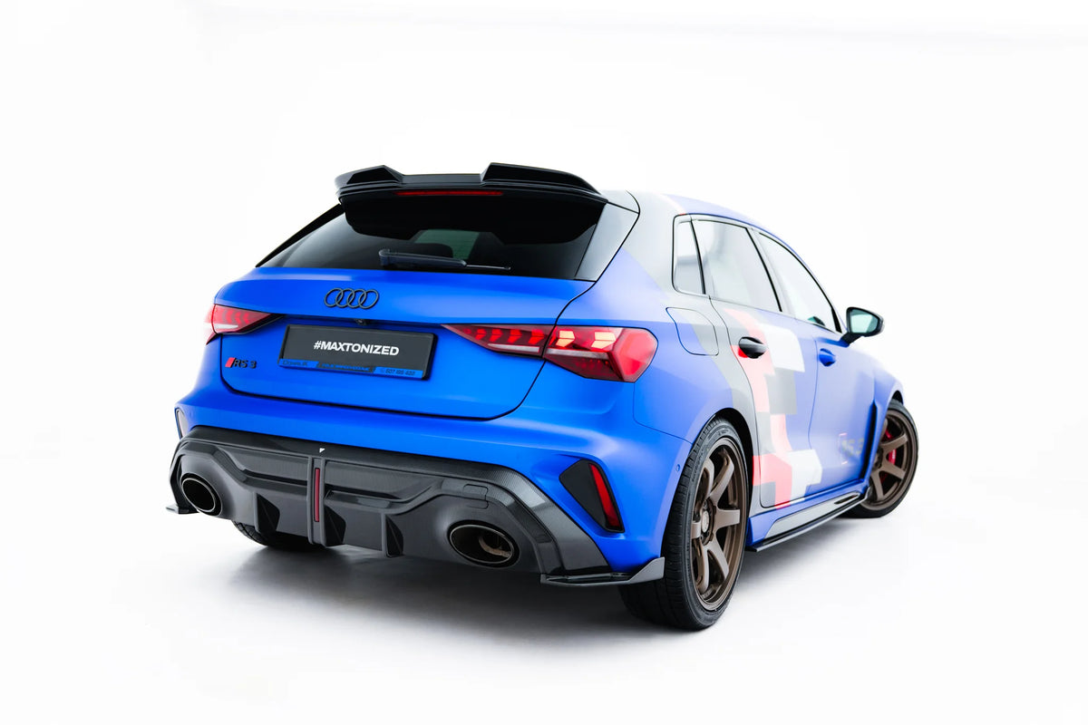 Prepreg Carbon Fiber Rear Diffuser suitable for Audi RS3 Sportback 8Y Facelift