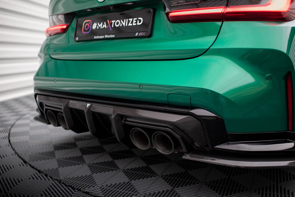 Prepreg Carbon Fiber Rear Diffuser suitable for BMW M3 Sedan / Touring G80 / G81