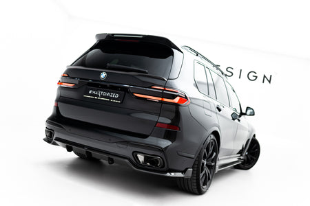 Prepreg Carbon Fiber Rear Diffuser suitable for BMW X7 M-Pack G07 Facelift (version without towbar)