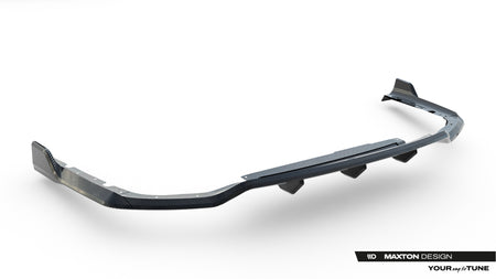 Prepreg Carbon Fiber Rear Diffuser suitable for BMW X7 M-Pack G07 / G07 Facelift (version with towbar)