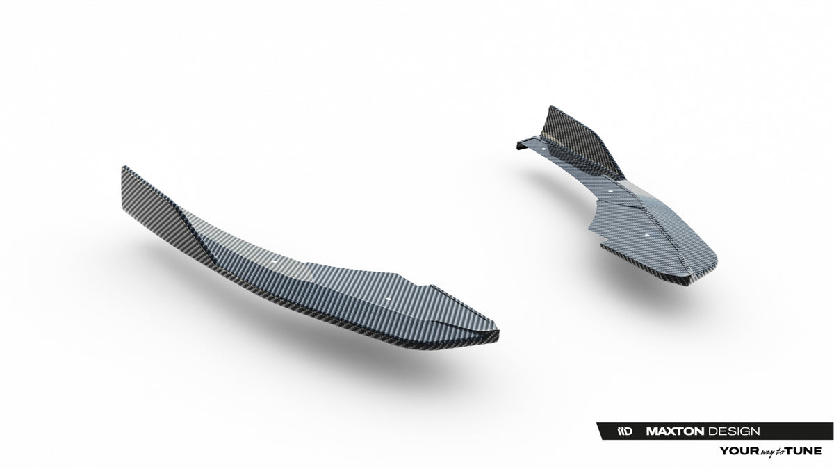 Prepreg Carbon Fiber Rear Side Splitters suitable for Audi RS3 Sedan 8Y Facelift