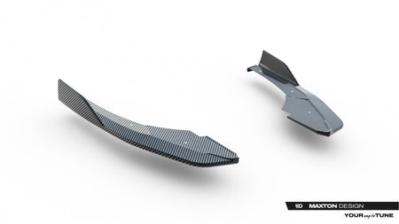 Prepreg Carbon Fiber Rear Side Splitters suitable for Audi RS3 Sedan 8Y Facelift