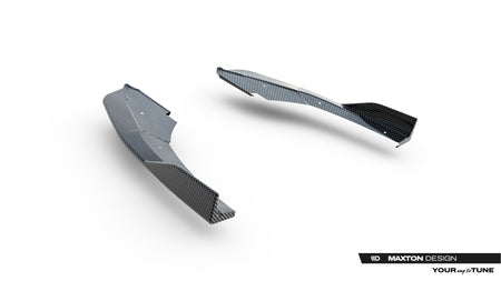 Prepreg Carbon Fiber Rear Side Splitters suitable for Audi RS3 Sedan 8Y Facelift