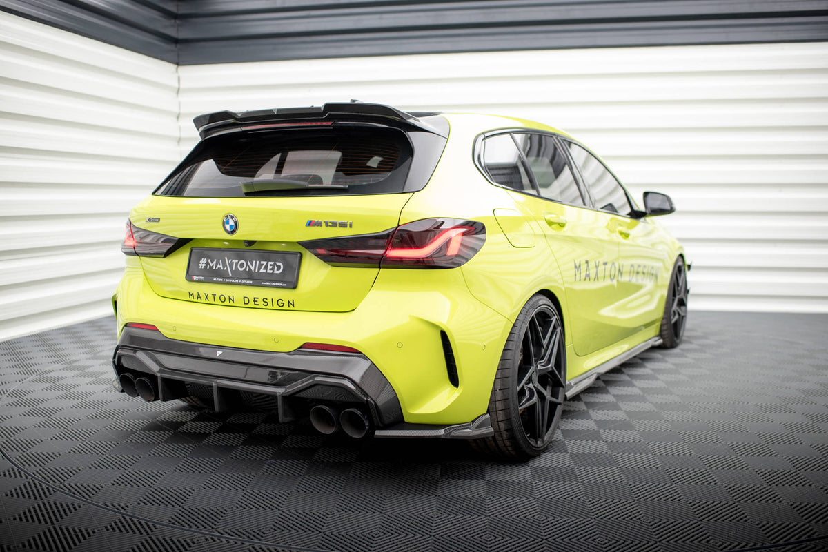 Prepreg Carbon Fiber Rear Side Splitters suitable for BMW 1 M-Pack /  M135i / 128ti F40