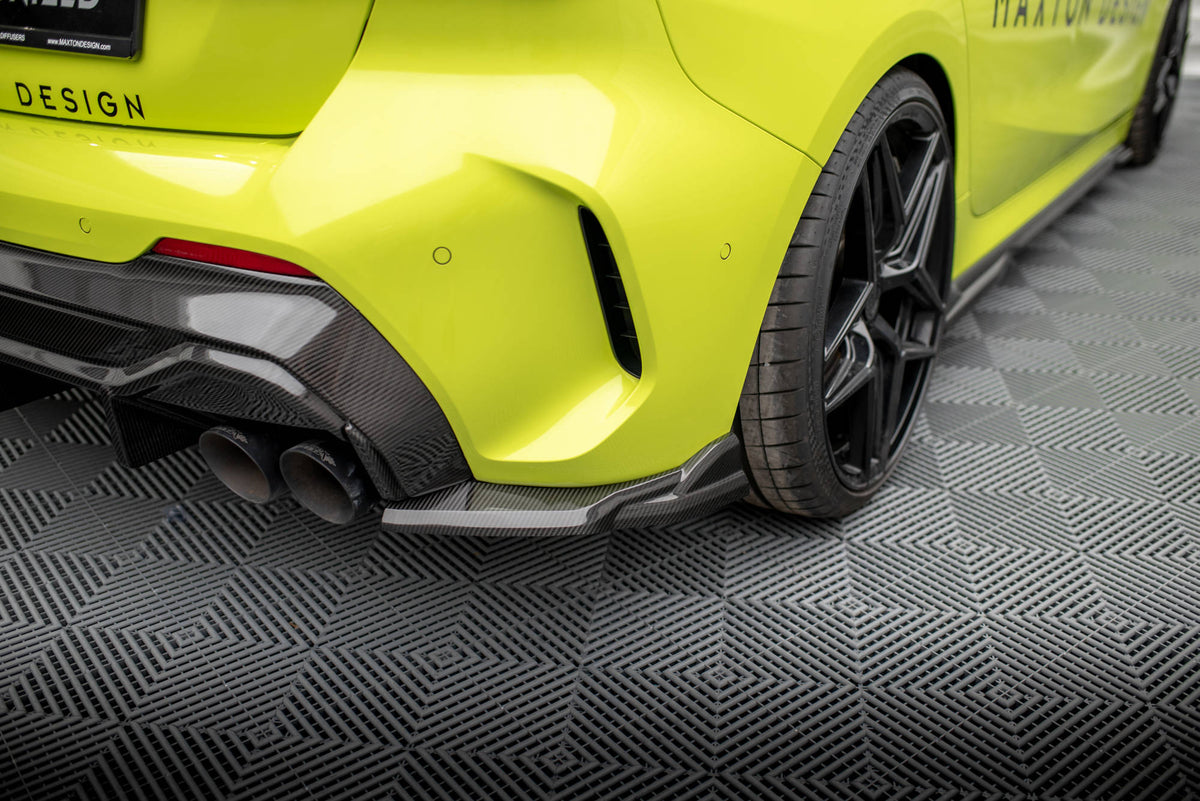 Prepreg Carbon Fiber Rear Side Splitters suitable for BMW 1 M-Pack /  M135i / 128ti F40