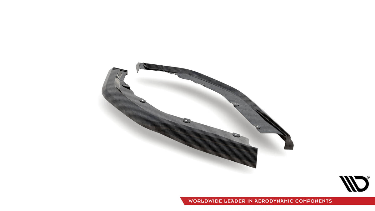Prepreg Carbon Fiber Rear Side Splitters suitable for BMW M3 Sedan / Touring G80 / G81