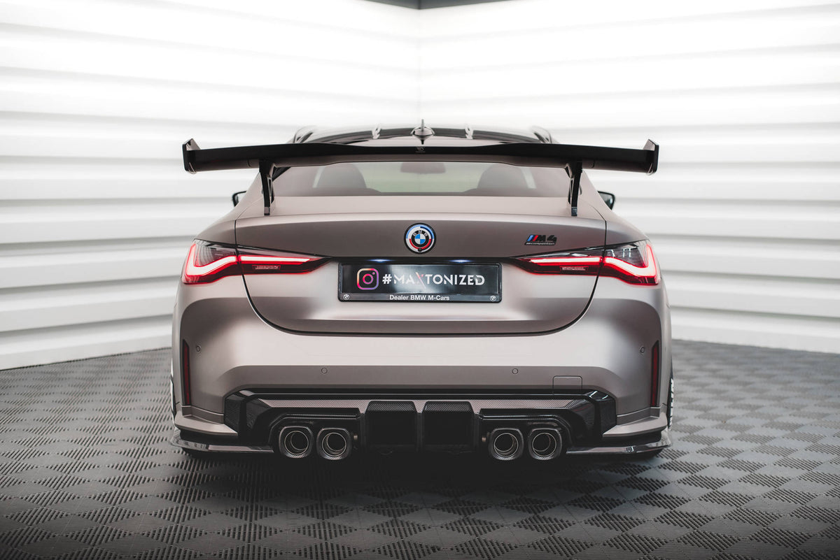 Prepreg Carbon Fiber Rear Side Splitters suitable for BMW M4 G82 / G82 Facelift