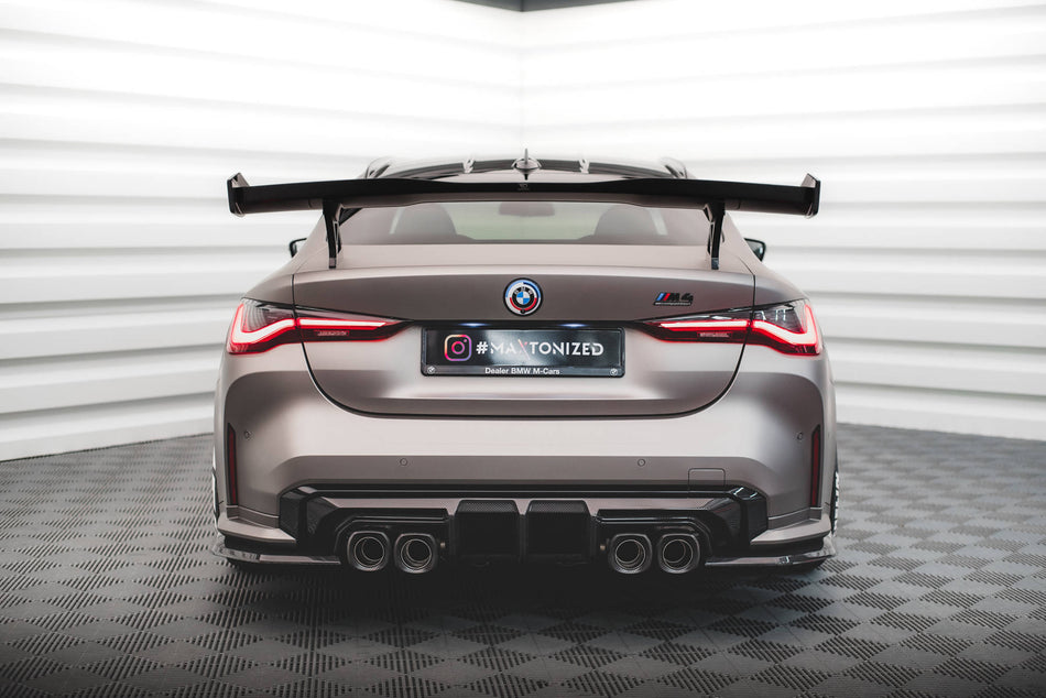 Prepreg Carbon Fiber Rear Side Splitters suitable for BMW M4 G82 / G82 Facelift