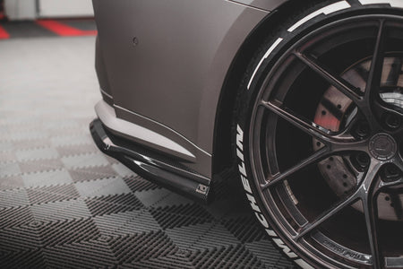 Prepreg Carbon Fiber Rear Side Splitters suitable for BMW M4 G82 / G82 Facelift