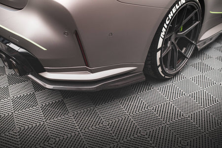 Prepreg Carbon Fiber Rear Side Splitters suitable for BMW M4 G82 / G82 Facelift