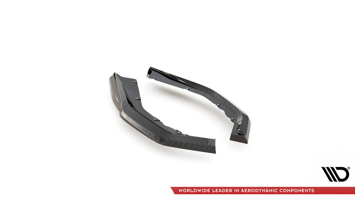 Prepreg Carbon Fiber Rear Side Splitters suitable for BMW M4 G82 / G82 Facelift