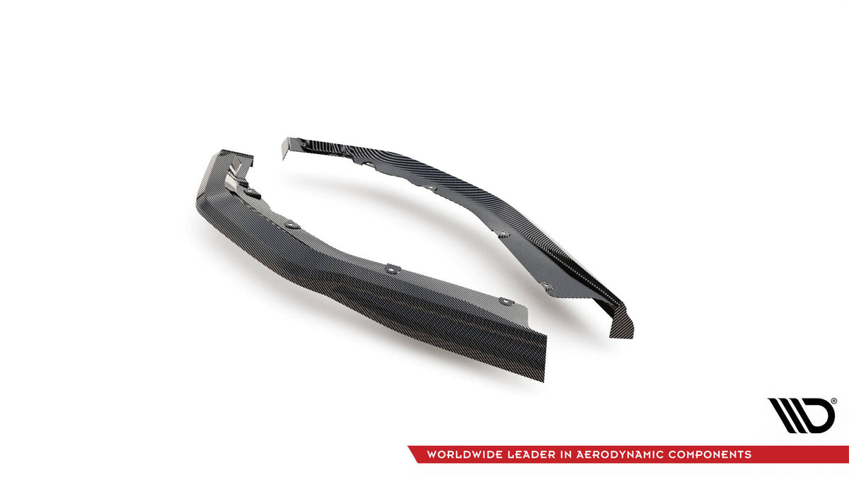 Prepreg Carbon Fiber Rear Side Splitters suitable for BMW M4 G82 / G82 Facelift