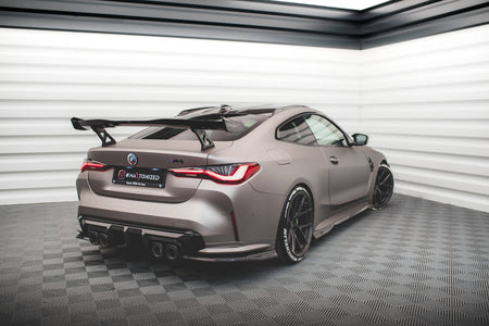 Prepreg Carbon Fiber Rear Side Splitters suitable for BMW M4 G82 / G82 Facelift