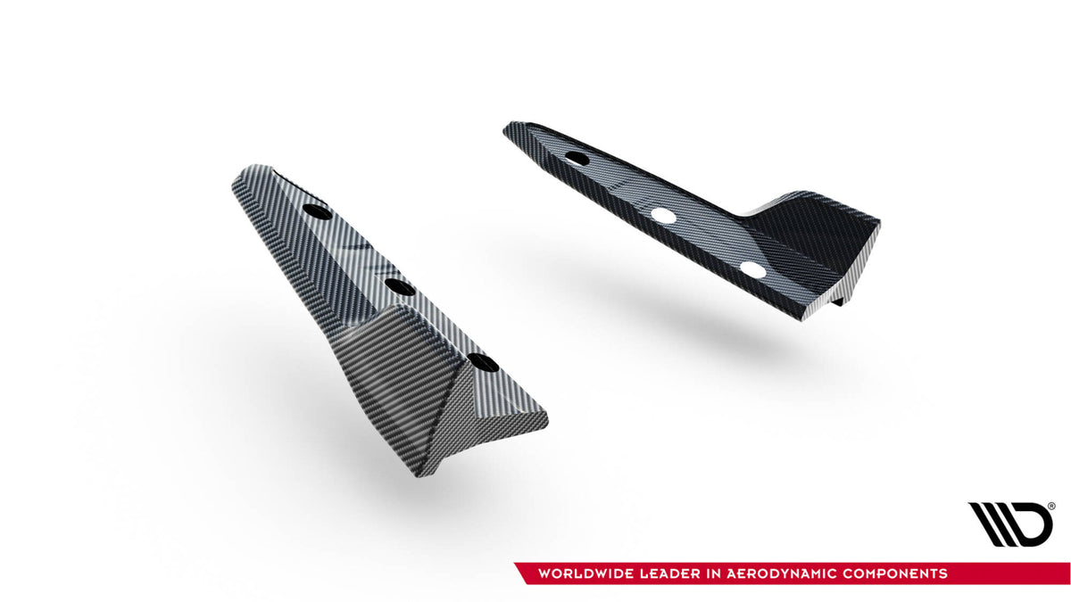 Prepreg Carbon Fiber Rear Side Splitters suitable for BMW X5 M F95 Facelift