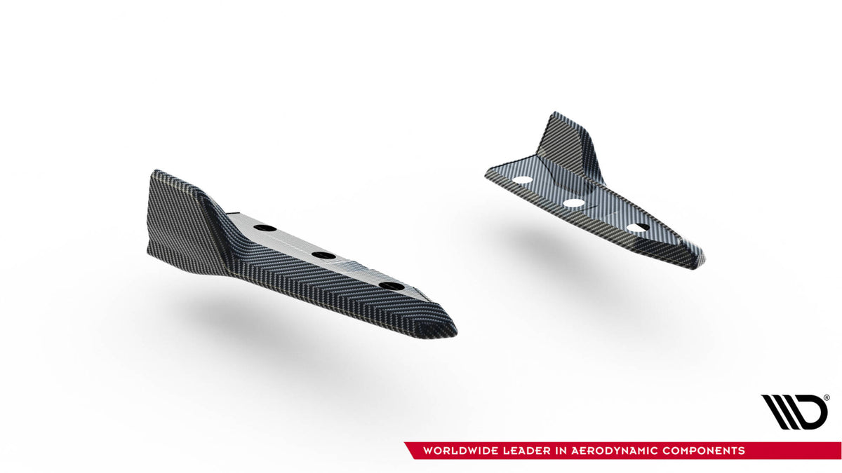 Prepreg Carbon Fiber Rear Side Splitters suitable for BMW X5 M F95 Facelift