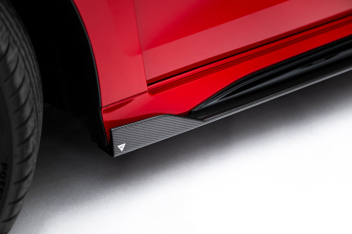 Prepreg Carbon Fiber Side Skirts V.1 suitable for Audi RS3 Sedan / Sportback 8Y / 8Y Facelift