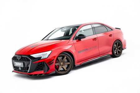 Prepreg Carbon Fiber Side Skirts V.1 suitable for Audi RS3 Sedan / Sportback 8Y / 8Y Facelift