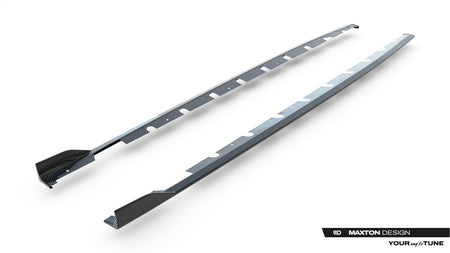 Prepreg Carbon Fiber Side Skirts V.1 suitable for Audi RS3 Sedan / Sportback 8Y / 8Y Facelift