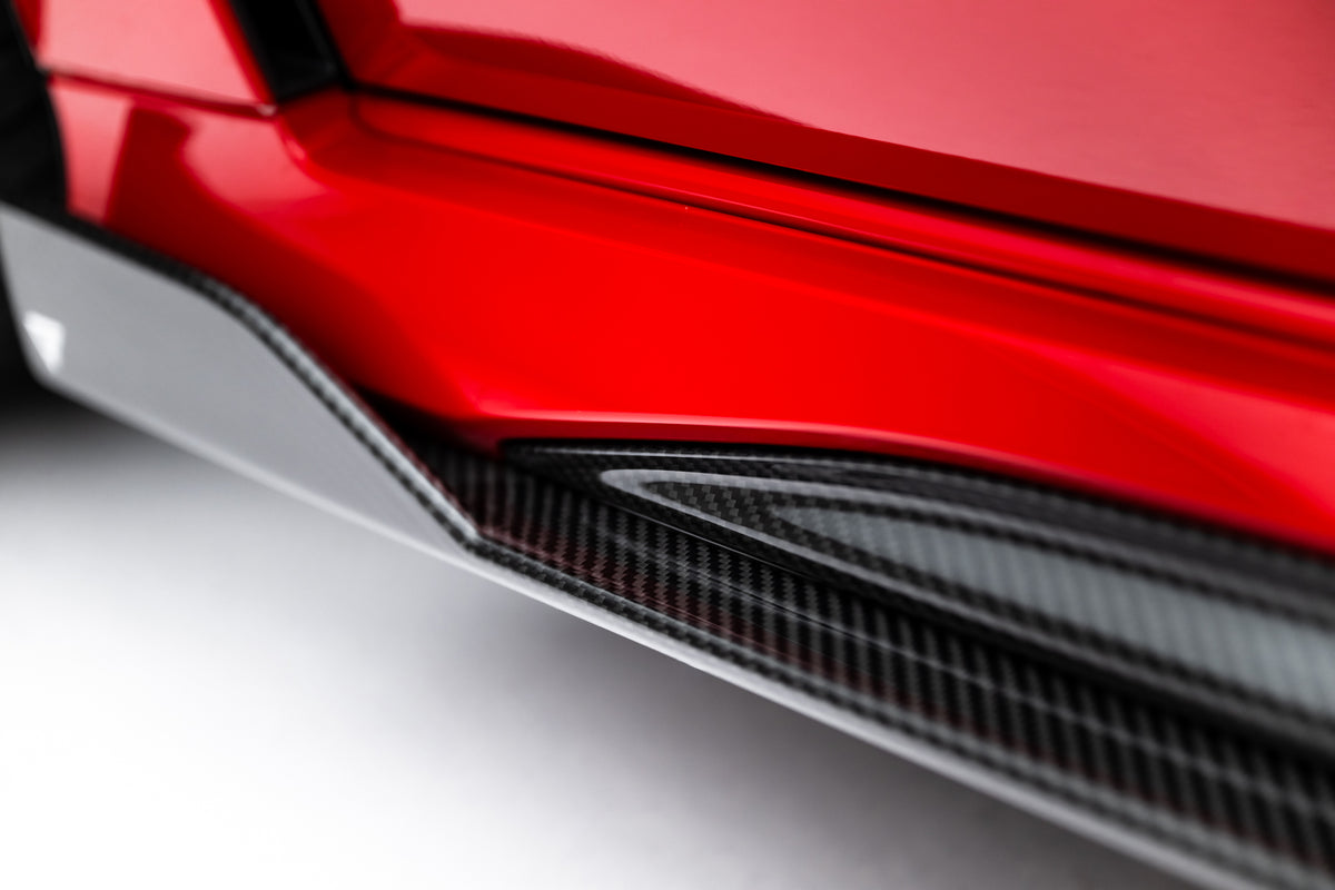 Prepreg Carbon Fiber Side Skirts V.1 suitable for Audi RS3 Sedan / Sportback 8Y / 8Y Facelift