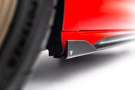 Prepreg Carbon Fiber Side Skirts V.1 suitable for Audi RS3 Sedan / Sportback 8Y / 8Y Facelift