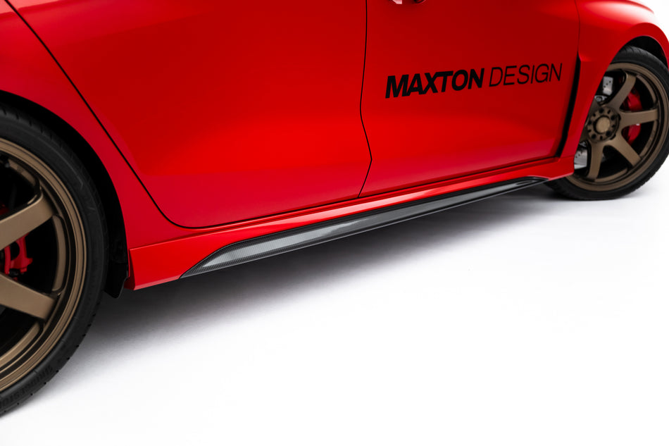 Prepreg Carbon Fiber Side Skirts V.2 suitable for Audi RS3 Sedan / Sportback 8Y / 8Y Facelift