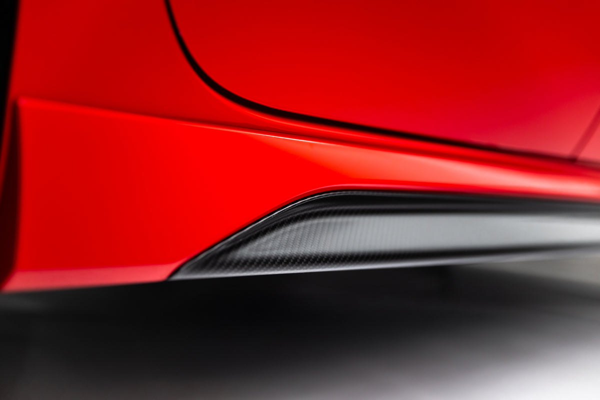 Prepreg Carbon Fiber Side Skirts V.2 suitable for Audi RS3 Sedan / Sportback 8Y / 8Y Facelift