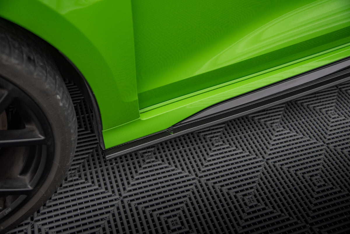 Prepreg Carbon Fiber Side Skirts V.3 suitable for Audi RS3 Sedan / Sportback 8Y / 8Y Facelift