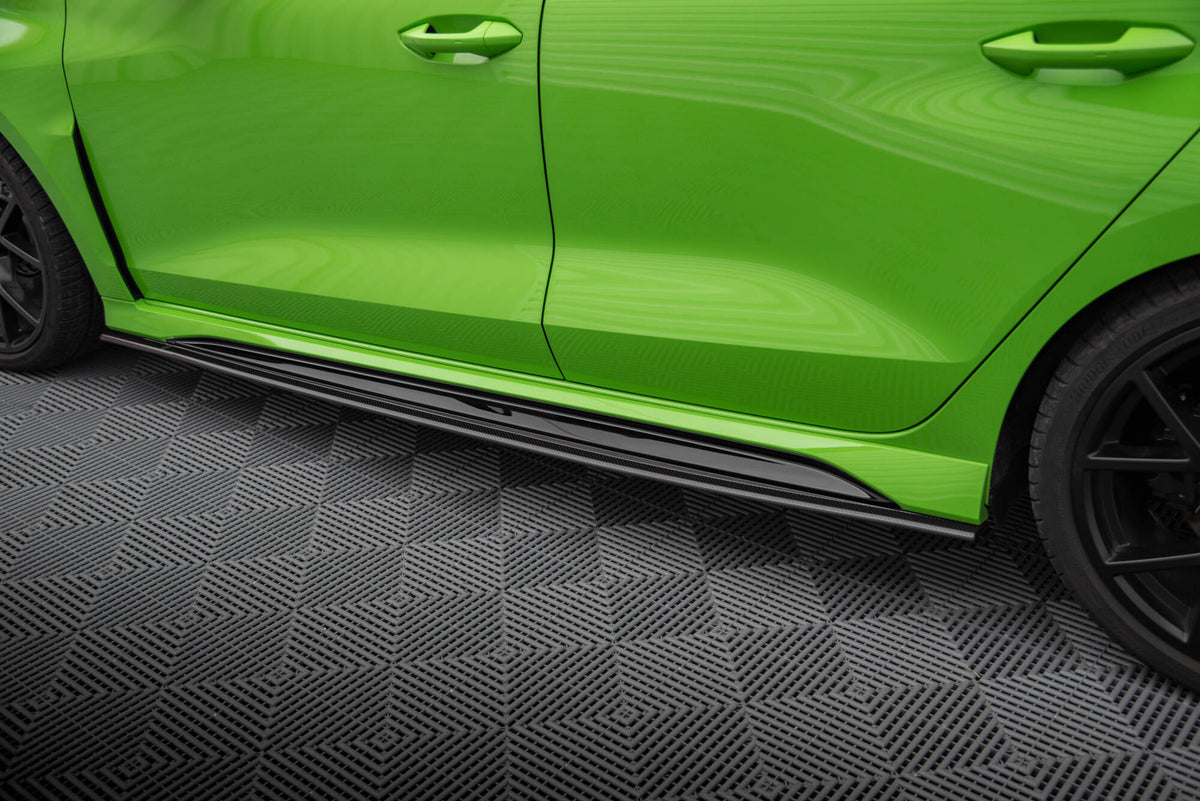 Prepreg Carbon Fiber Side Skirts V.3 suitable for Audi RS3 Sedan / Sportback 8Y / 8Y Facelift