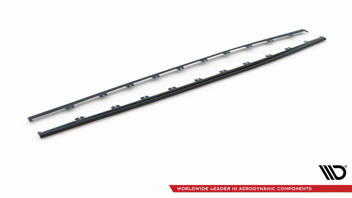 Prepreg Carbon Fiber Side Skirts V.3 suitable for Audi RS3 Sedan / Sportback 8Y / 8Y Facelift