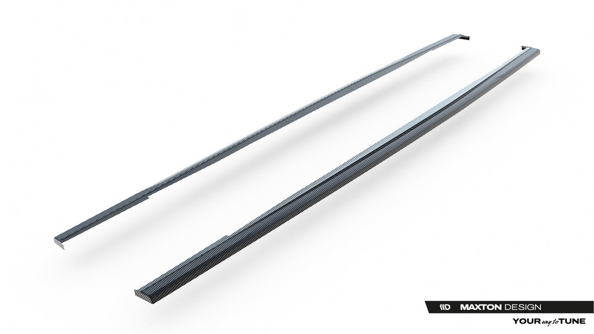 Prepreg Carbon Fiber Side Skirts suitable for Audi RS6 C8 / C8 Facelift