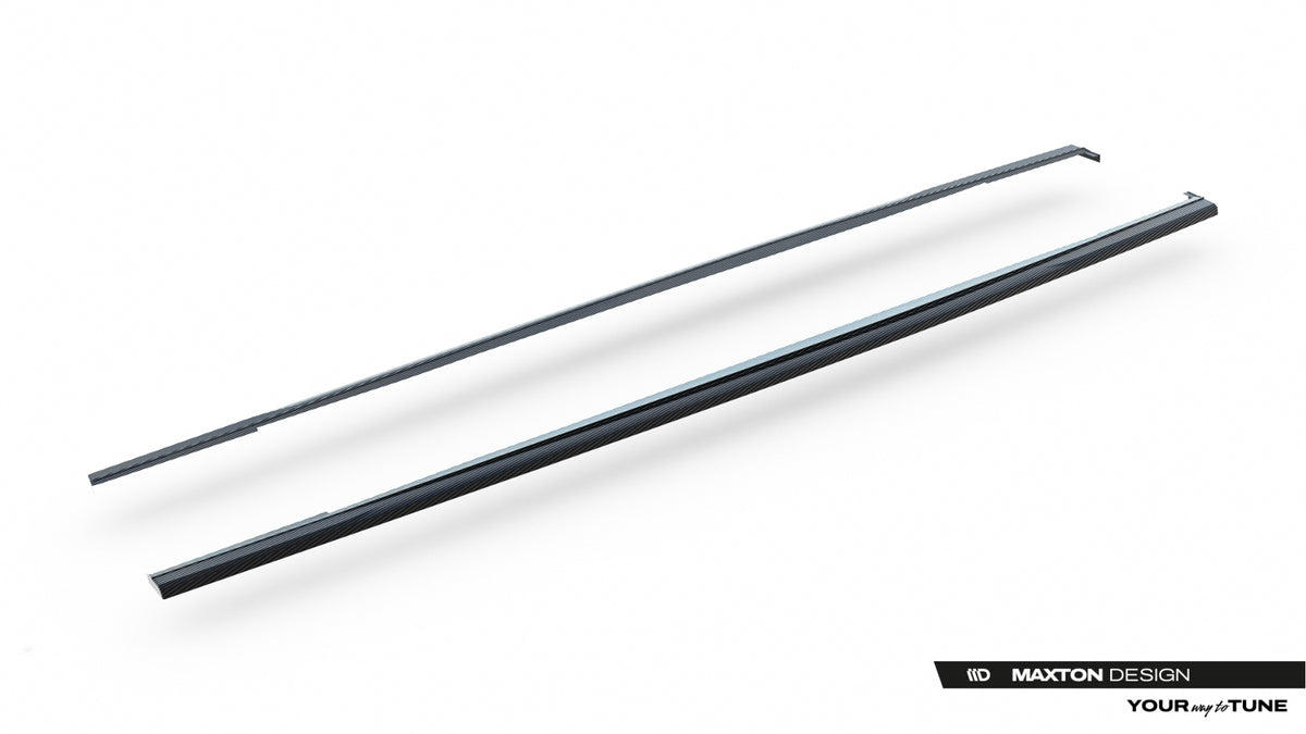 Prepreg Carbon Fiber Side Skirts suitable for Audi RS6 C8 / C8 Facelift