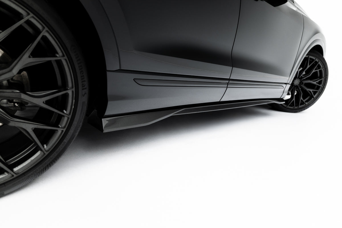 Prepreg Carbon Fiber Side Skirts suitable for Audi SQ8 / Q8 S-Line Mk1 Facelift