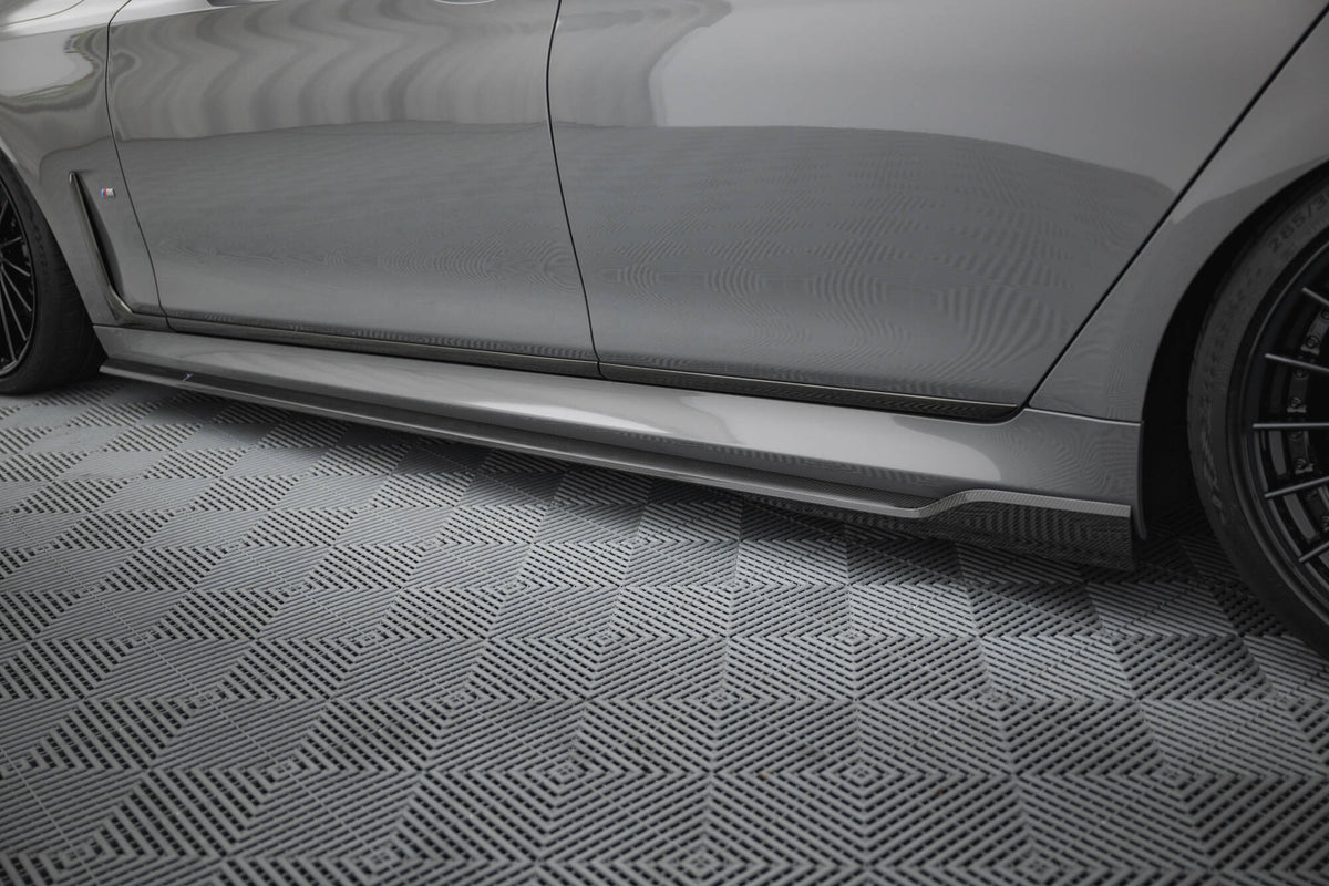 Prepreg Carbon Fiber Side Skirts suitable for BMW 7 M-Pack G11 Facelift