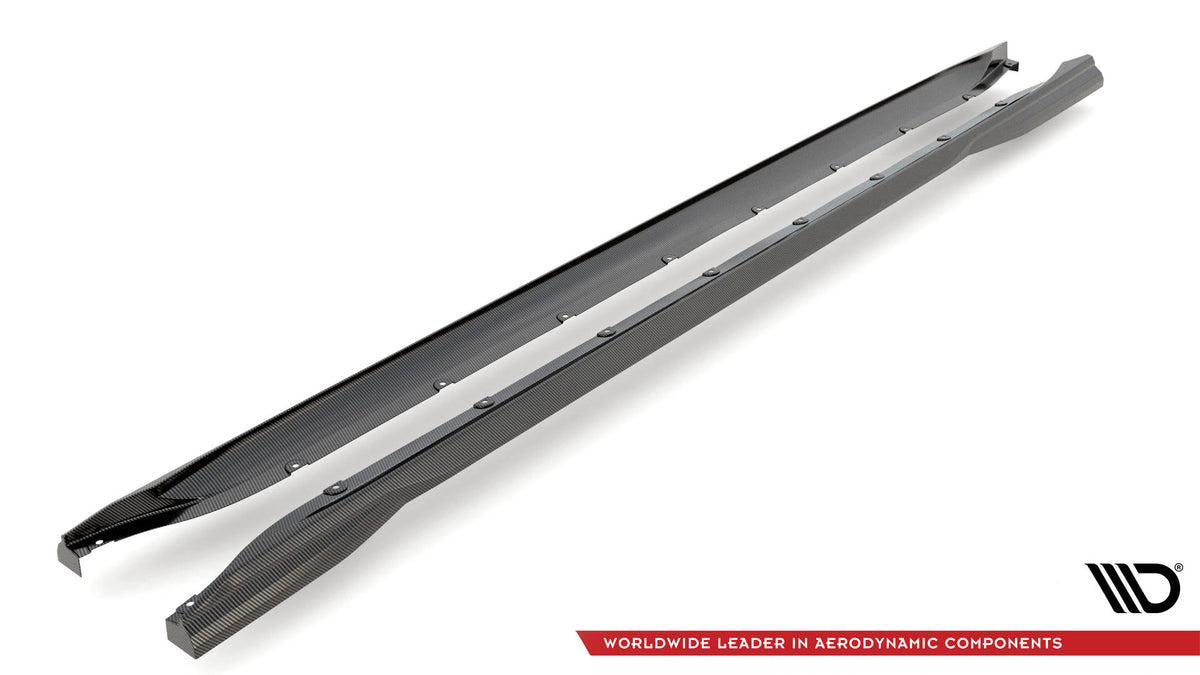 Prepreg Carbon Fiber Side Skirts suitable for BMW M3 Sedan / Touring G80 / G81