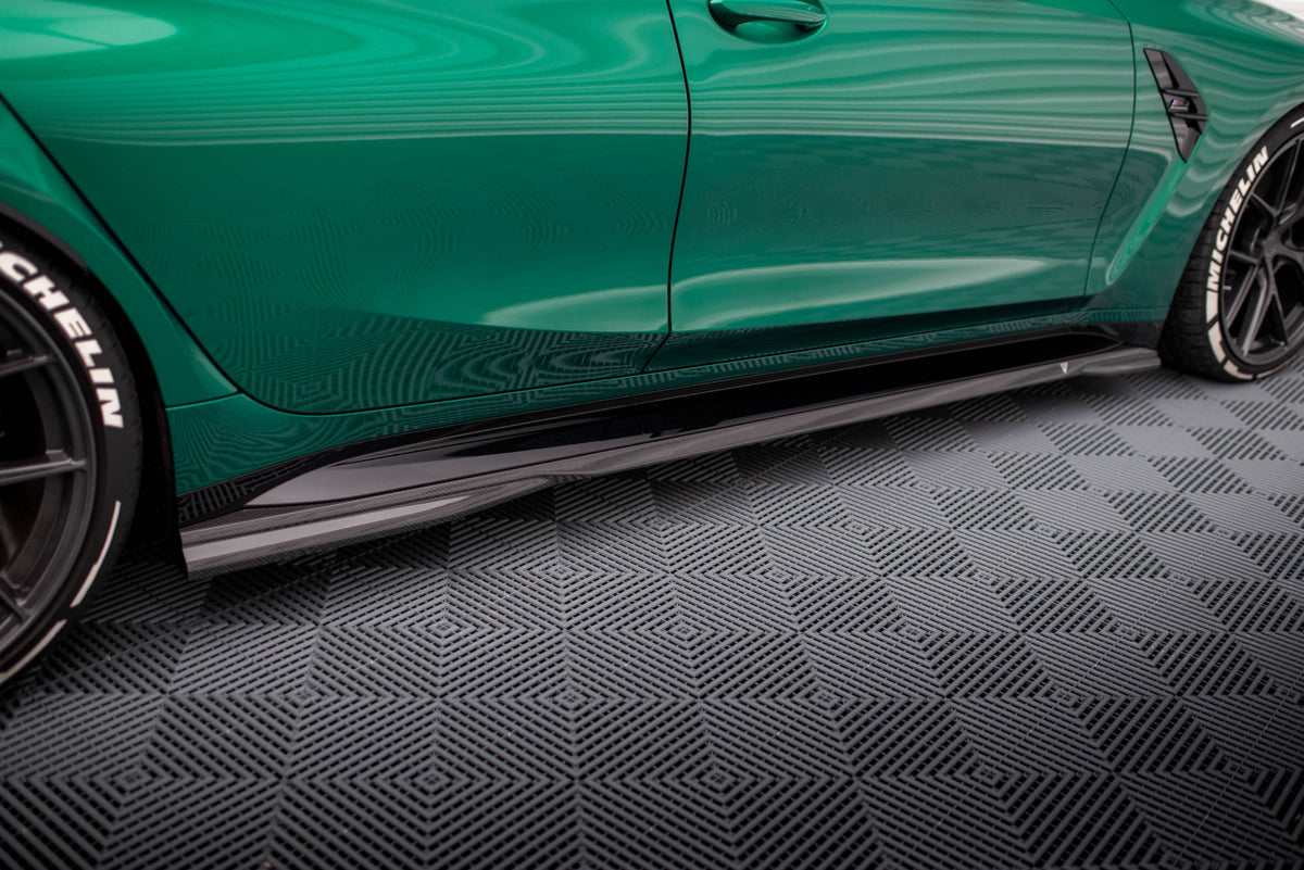 Prepreg Carbon Fiber Side Skirts suitable for BMW M3 Sedan / Touring G80 / G81