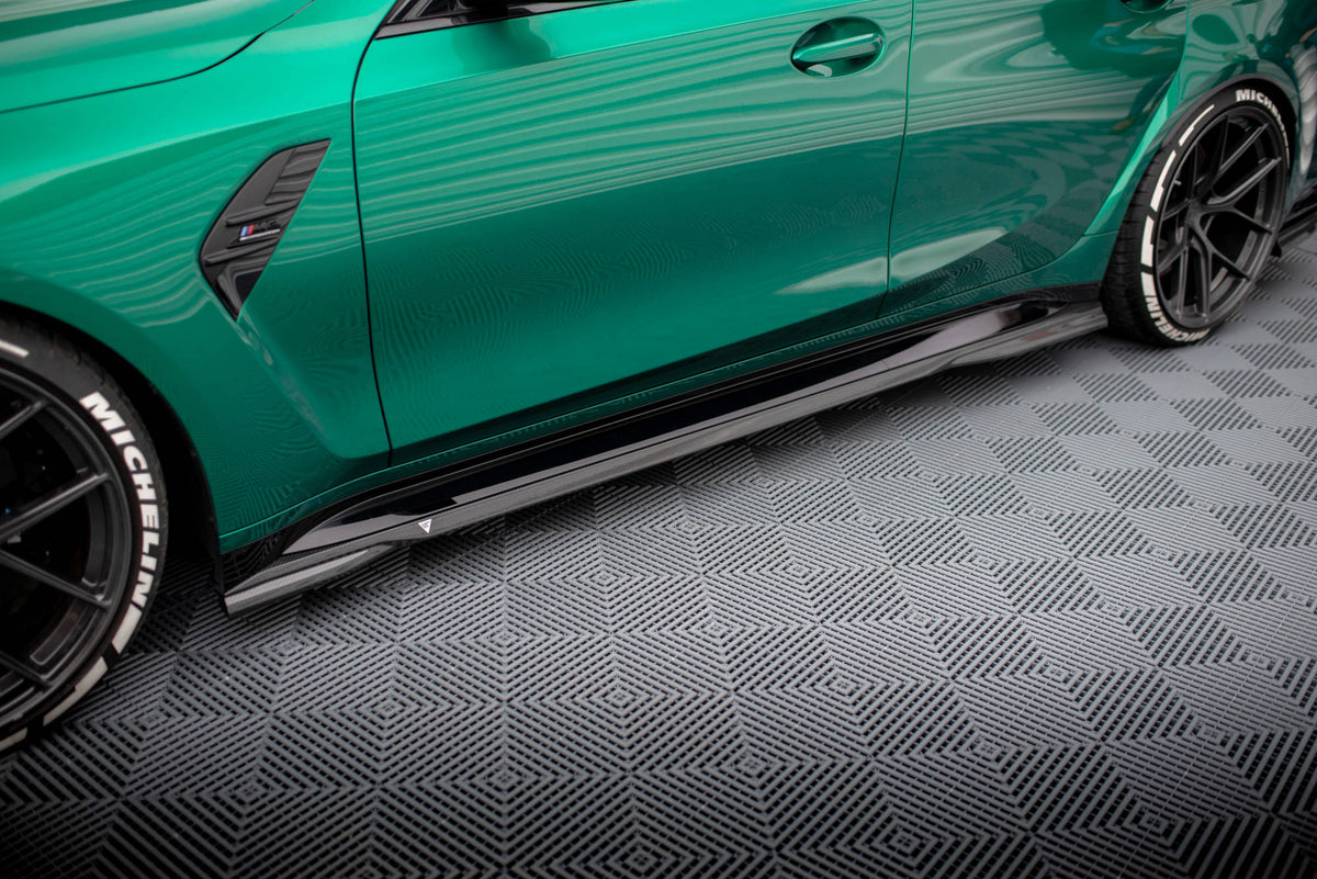 Prepreg Carbon Fiber Side Skirts suitable for BMW M3 Sedan / Touring G80 / G81