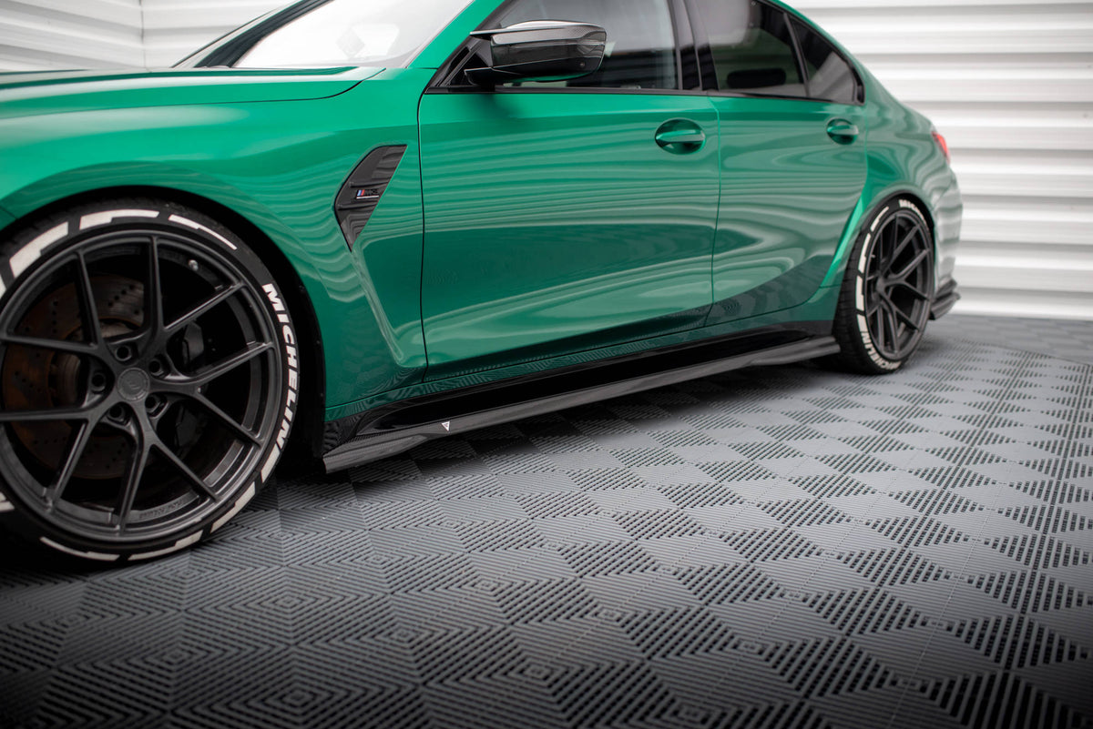 Prepreg Carbon Fiber Side Skirts suitable for BMW M3 Sedan / Touring G80 / G81