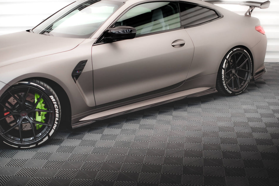 Prepreg Carbon Fiber Side Skirts suitable for BMW M4 G82 / G82 Facelift