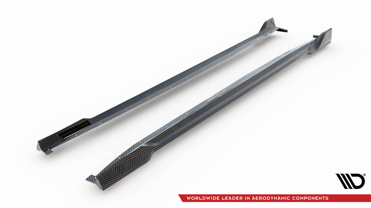 Prepreg Carbon Fiber Side Skirts suitable for BMW X5 M F95 Facelift